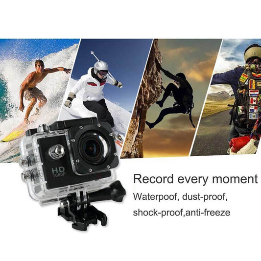 HD 1080P Action Sports Waterproof DV Camera – Capture Adventure in High Definition - Action Digital Cameras | Buy Online in UK