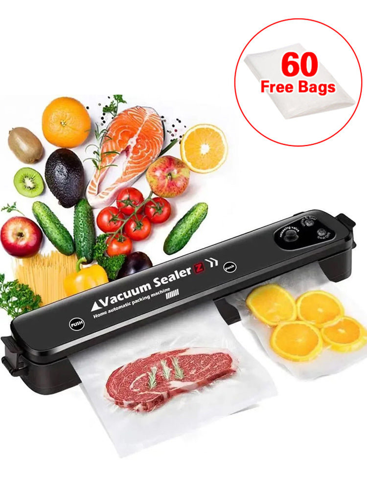 Vacuum Food Sealer Automatic Manual Sealer With 60 Bags UK - Vacuum Sealers | Buy Online in UK