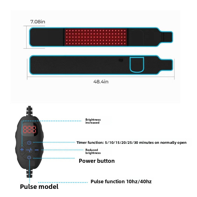 Red Light Therapy Waist Belt