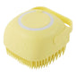 Silicone Shampoo Bath Brush Massage Comb Grooming Scrubber Brush - Uncategorized | Buy Online in UK