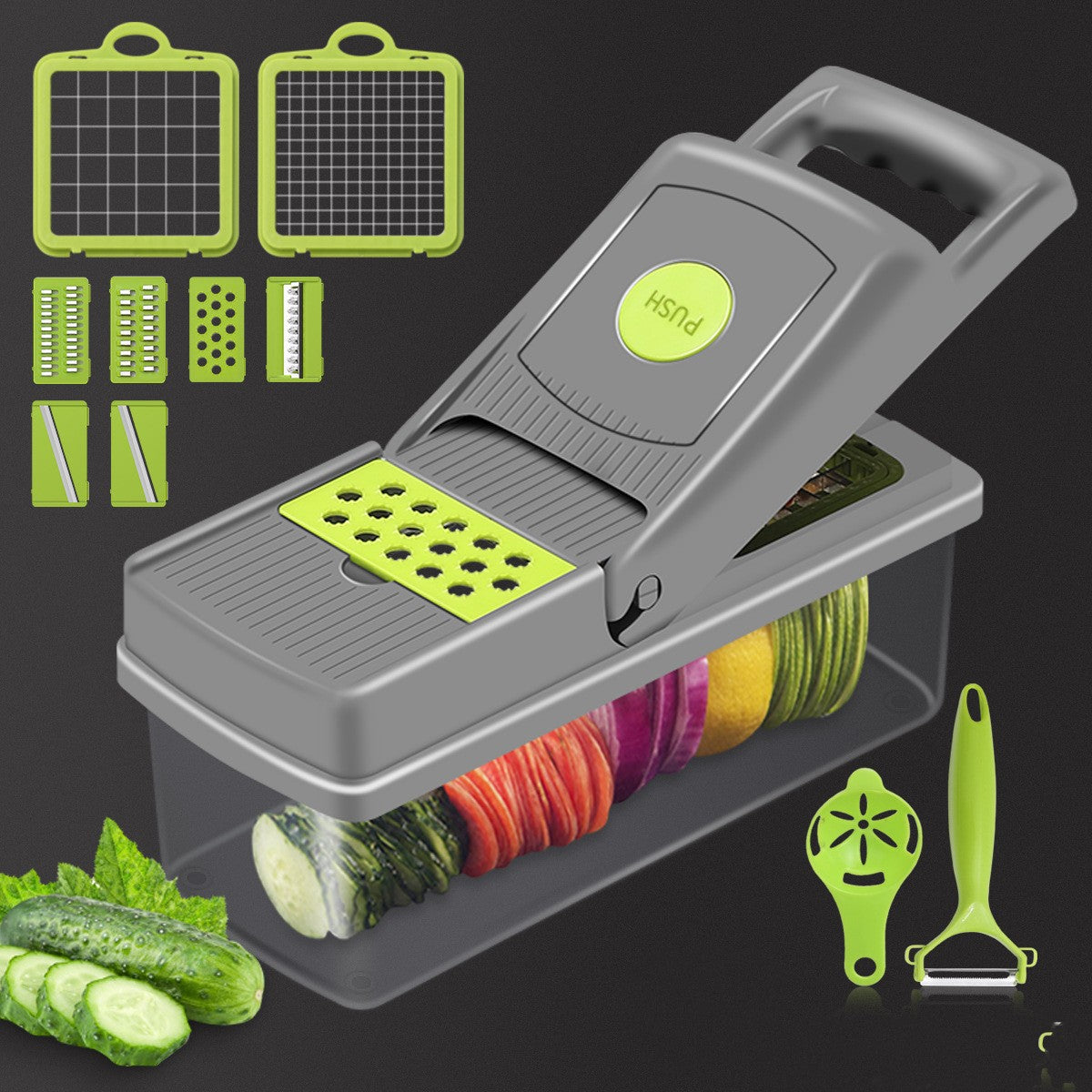 Household Vegetable Silk Cutter – Precision Shredder & Kitchen Gadget for Fine Slicing - Kitchen Slicers | Buy Online in UK