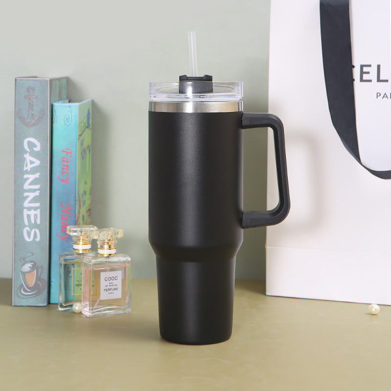 40oz Stainless Steel Insulated Tumbler with Straw – Bingba Leak‑Proof Travel Cup - Tumblers | Buy Online in UK