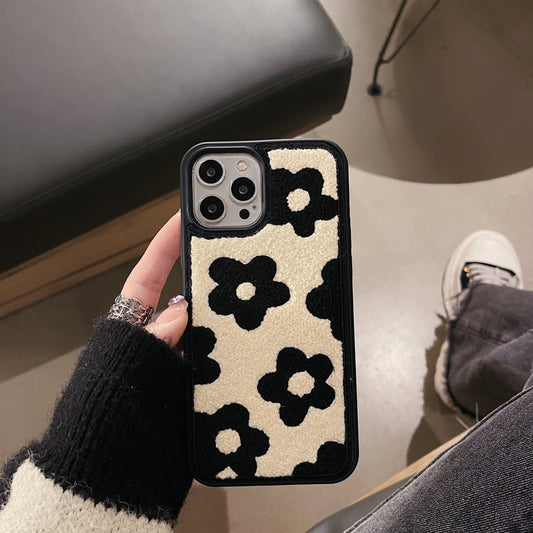 Plush Flower Phone Case for Women – Autumn & Winter - Mobile Phone Cases | Buy Online in UK