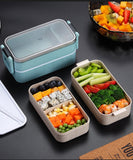 Healthy Microwave‑Safe Lunch Box – BPA‑Free Heat‑Resistant Dinnerware for Work, School & Meal Prep - Lunch Containers | Buy Online in UK
