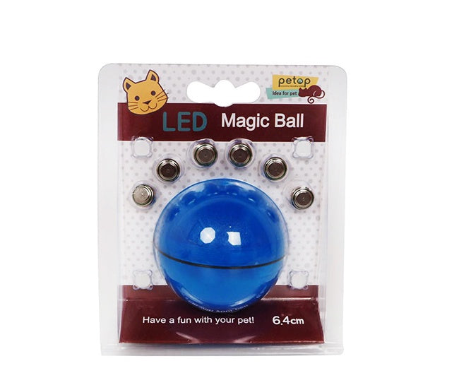 LED Laser Electronic Rolling Pet Funny Cat Toy Ball - | Buy Online in UK