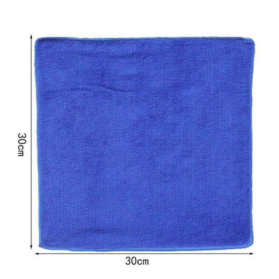 50X LARGE MICROFIBRE CLEANING AUTO CAR DETAILING SOFT CLOTHS TOWEL DUSTER WASH
