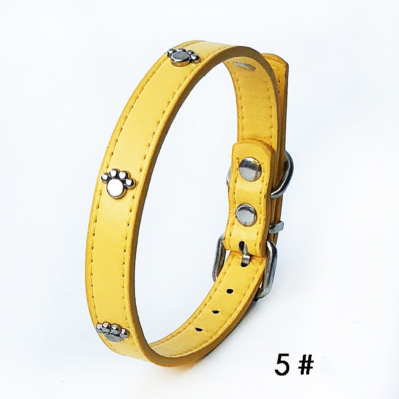 Pack Of 10 1.5 Leather Collars Dog Collars, PU Collars