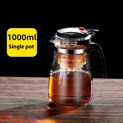 High Temperature Resistant Elegant Household One-click Filtering Tea Cup - Teapots | Buy Online in UK