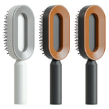 Self-Cleaning Hair Brush for Women – One-Key Cleaning, Anti-Static Hair Loss Comb - Hair Combs | Buy Online in UK