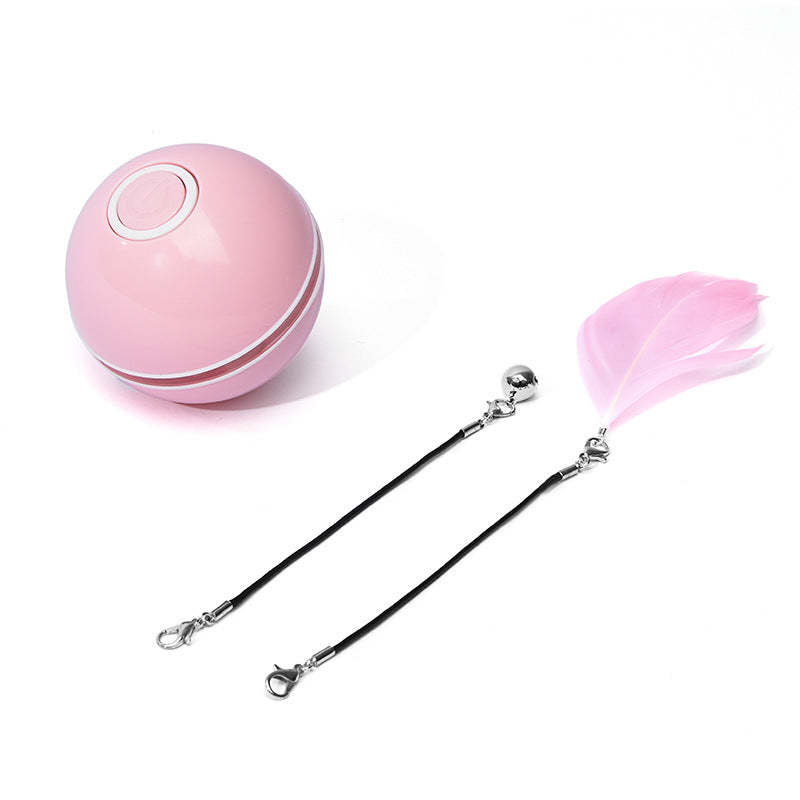 LED Laser Electronic Rolling Pet Funny Cat Toy Ball - | Buy Online in UK