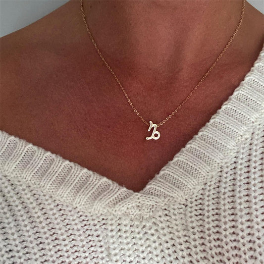 Zodiac Pendant Necklace for Women | Star Sign Gift
