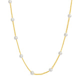 Titanium Steel Pearl Necklace For Women