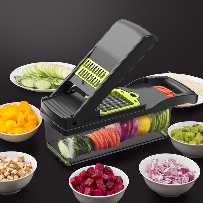 Multifunctional Vegetable Cutter Home Kitchen Slicing And Dicing Fruit Artifact - Buy Online at RONGORA LTD
