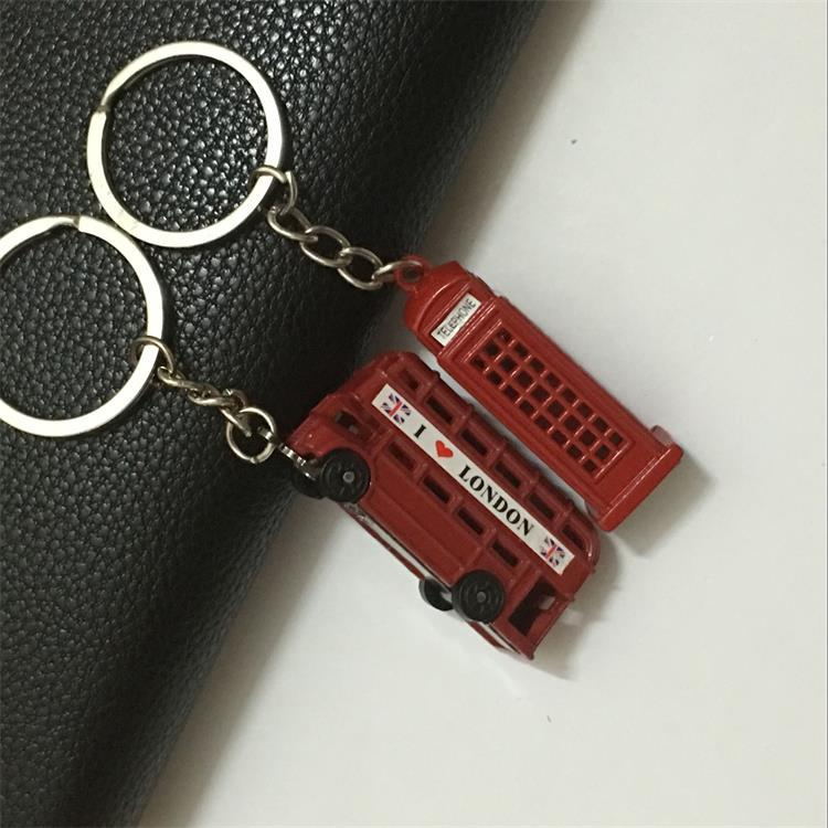 Male And Female UK London Double Decker Bus Keychain - Uncategorized | Buy Online in UK