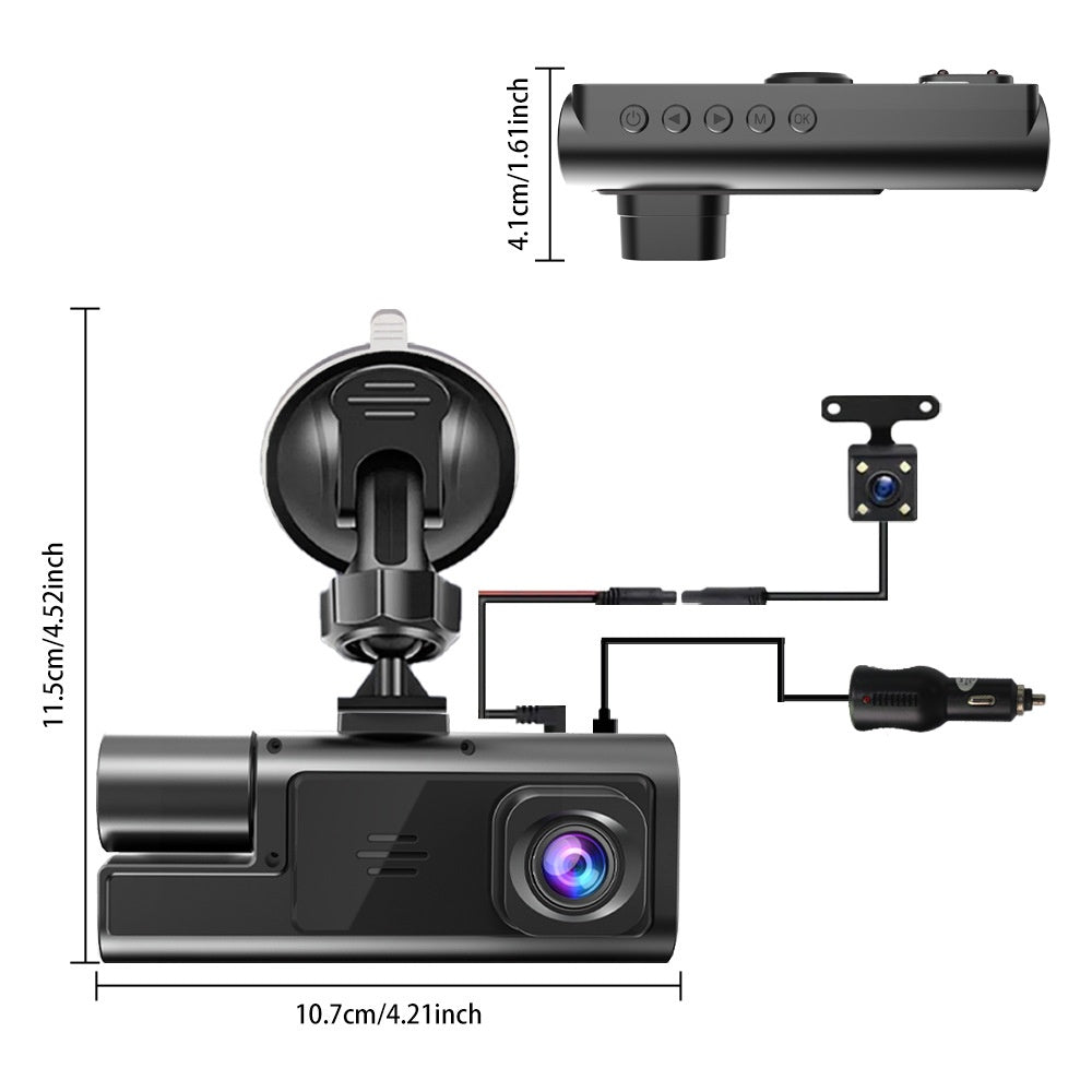 Driving Recorder with WiFi & Mobile Interconnection – Reversing Image Support - Dash Video Cameras | Buy Online in UK