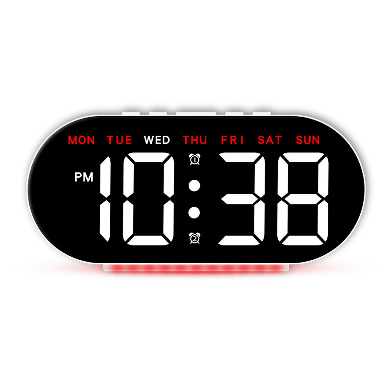 LED Digital Alarm Clock with Date Display