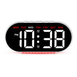 LED Digital Alarm Clock with Date Display