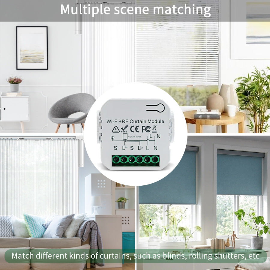 Smart WiFi Curtain Switch Controller