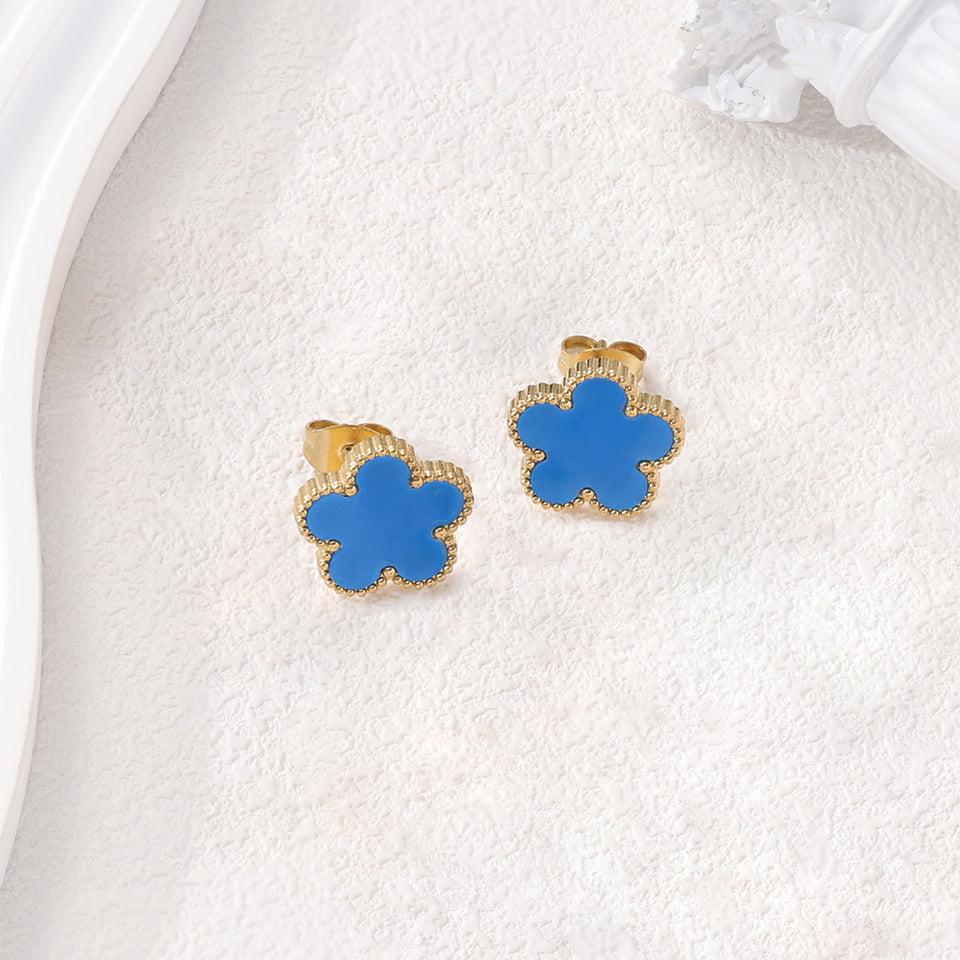 Clover Five-Petal Bracelet Jewelry – Lucky Flower Charm Bracelet for Women