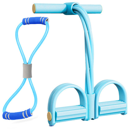 8-character tension device open back sit-ups pull rope four-tube pedal tension device pedal yoga fitness device generation