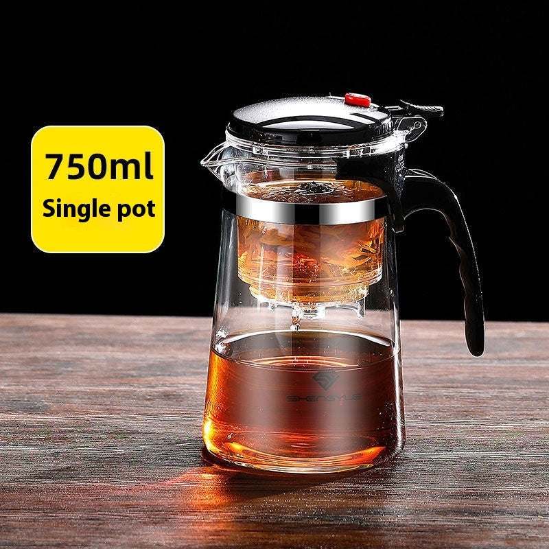 High Temperature Resistant Elegant Household One-click Filtering Tea Cup - Teapots | Buy Online in UK