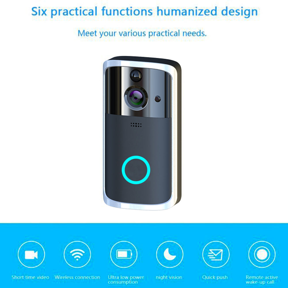 WiFi Video Doorbell Camera with HD Video & Smart Features – Easy Setup - Surveillance Cameras | Buy Online in UK