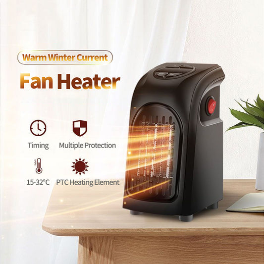 Winter Air Heater Fan – Electric Mini Ceramic Heater for Home, Office, and Camping - Space Heaters | Buy Online in UK