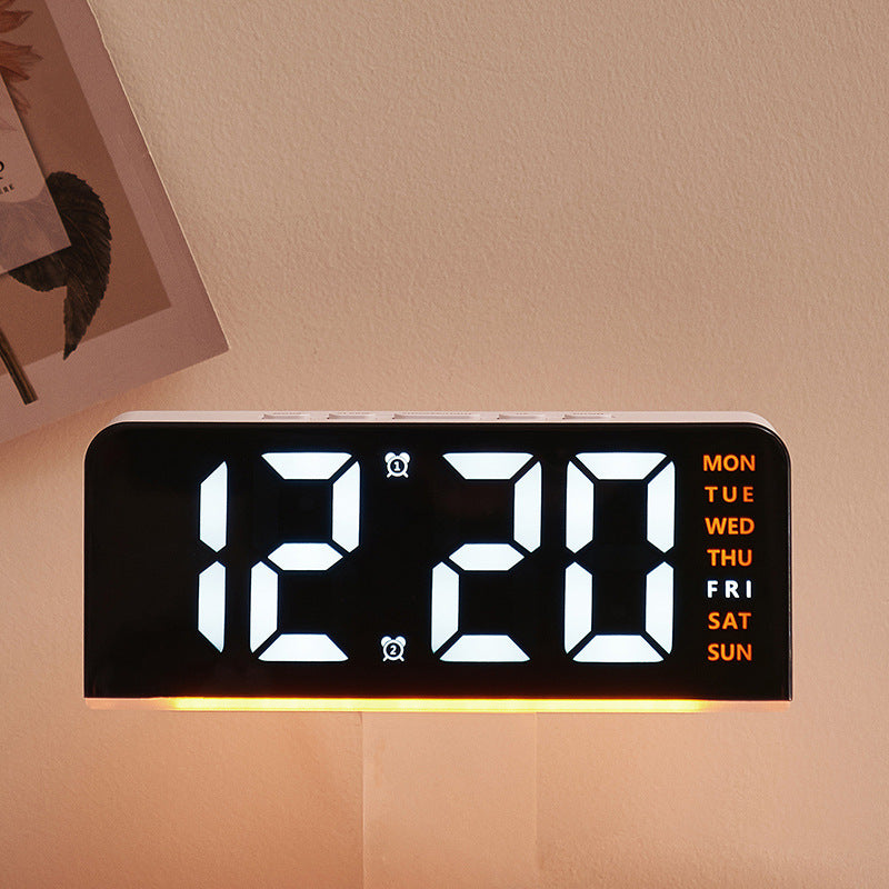 LED Digital Alarm Clock with Date Display
