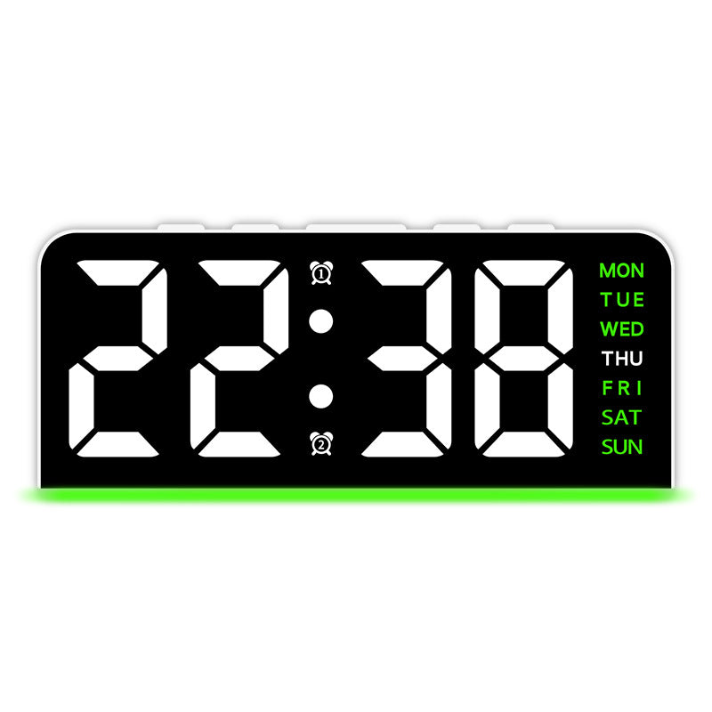 LED Digital Alarm Clock with Date Display