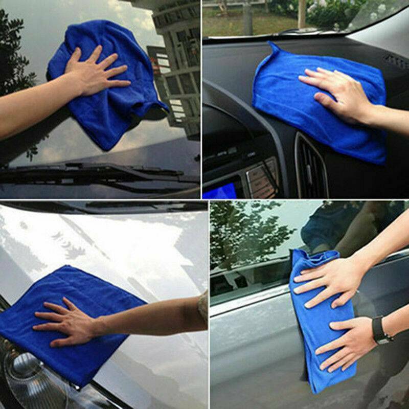 50X LARGE MICROFIBRE CLEANING AUTO CAR DETAILING SOFT CLOTHS TOWEL DUSTER WASH