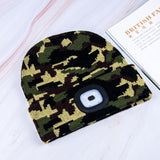 LED luminous knitted hat