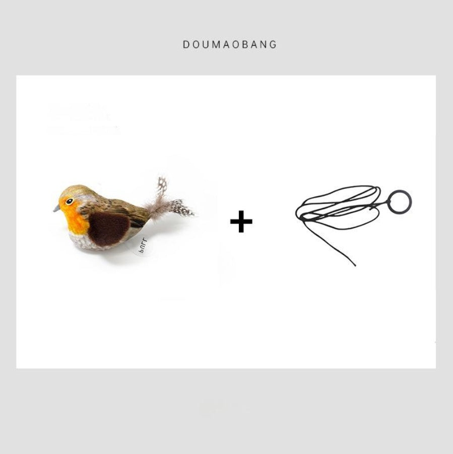 Cute Bird Design Cat Teaser Toy, SimulationParrot Cat Teaser Toy - Animals & Pet Supplies | Buy Online in UK