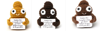 Wool Crocheted Positive Energy Potato Facial Expression Package – Wool Fruit - Stuffed Animals | Buy Online in UK