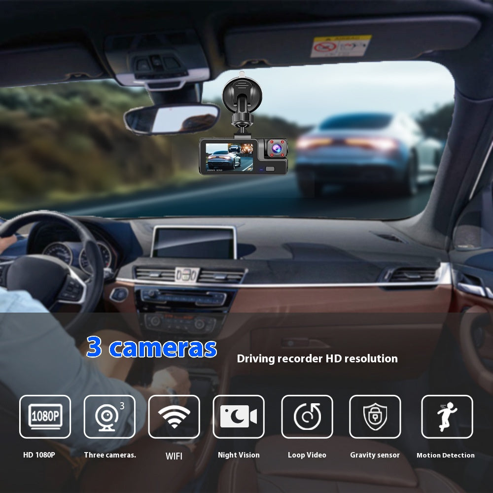 Driving Recorder with WiFi & Mobile Interconnection – Reversing Image Support - Dash Video Cameras | Buy Online in UK