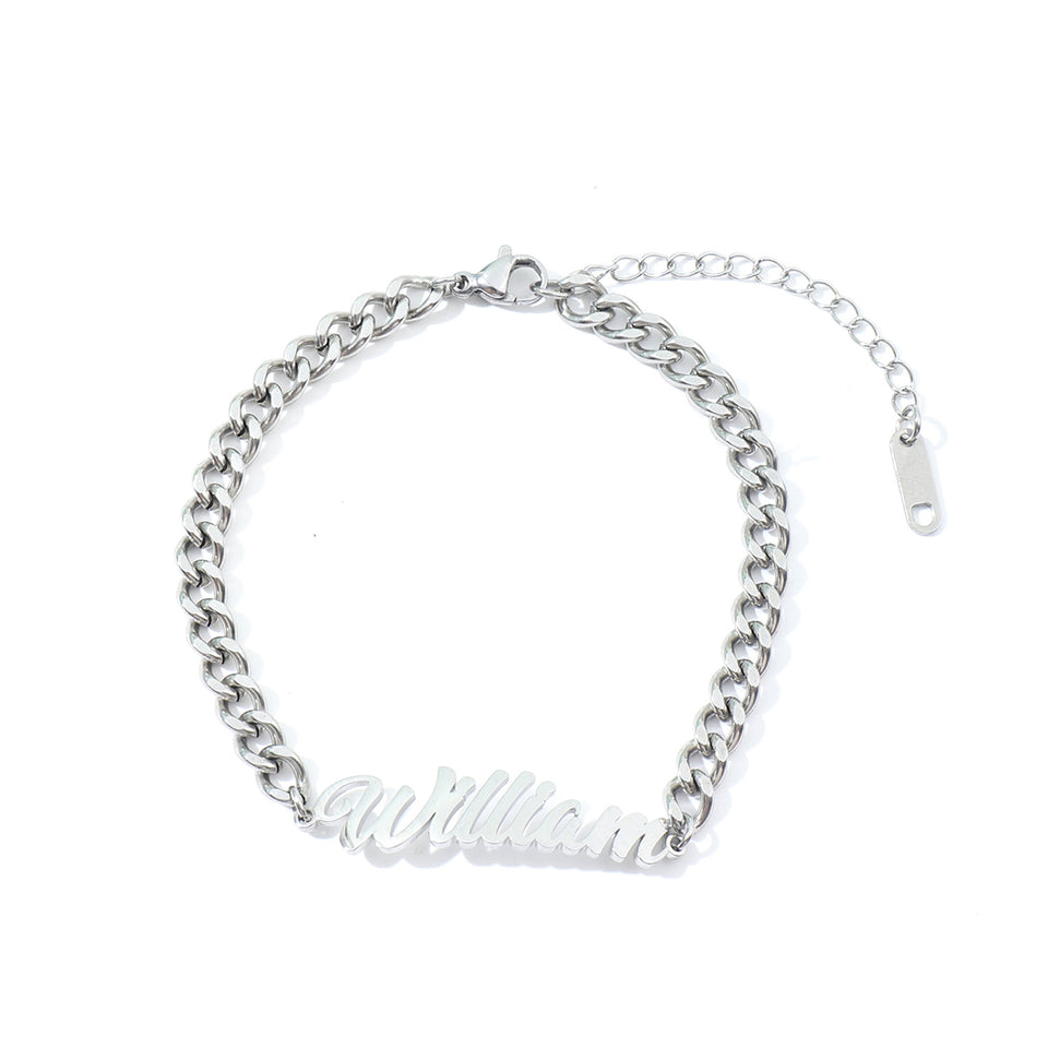 Personalised Letter Bracelet Anklet for Women Gift