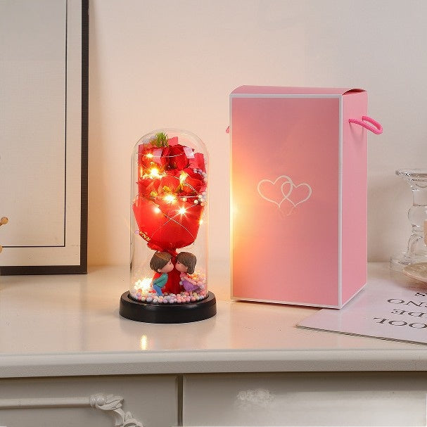 Bouquet soap flower night light - Decorative Bottles | Buy Online in UK