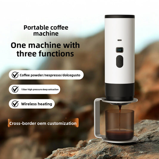 Buy Wireless Portable Espresso Machine for Car & Travel – Electric Capsule Coffee Maker in UK - High Quality Espresso Machines