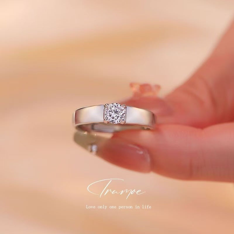 Buy Six-Prong Imitation Diamond Ring for Women | Classic Engagement Style UK in UK - High Quality Rings
