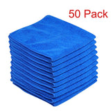 50X LARGE MICROFIBRE CLEANING AUTO CAR DETAILING SOFT CLOTHS TOWEL DUSTER WASH