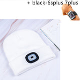 LED luminous knitted hat