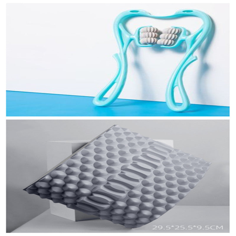 Multifunctional Manual Six-Wheel Neck Massager – Roller Massage Tool for Pain Relief - Uncategorized | Buy Online in UK