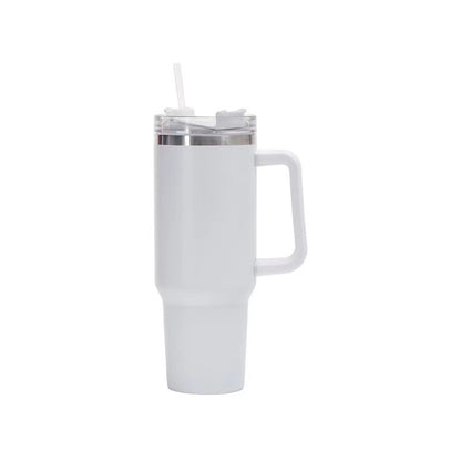 40oz Stainless Steel Insulated Tumbler with Straw – Bingba Leak‑Proof Travel Cup - Tumblers | Buy Online in UK