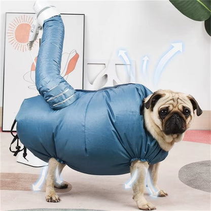 Pet Dogs Drying Bags Dryer Hair Blow Fast Portable Foldable Grooming Bag - Uncategorized | Buy Online in UK