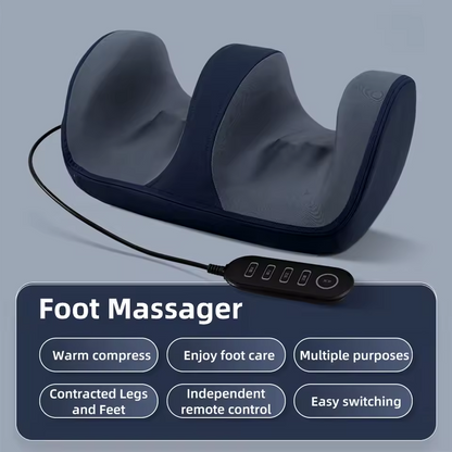Foot Massager with Heat Kneading Rolling Pain Relief