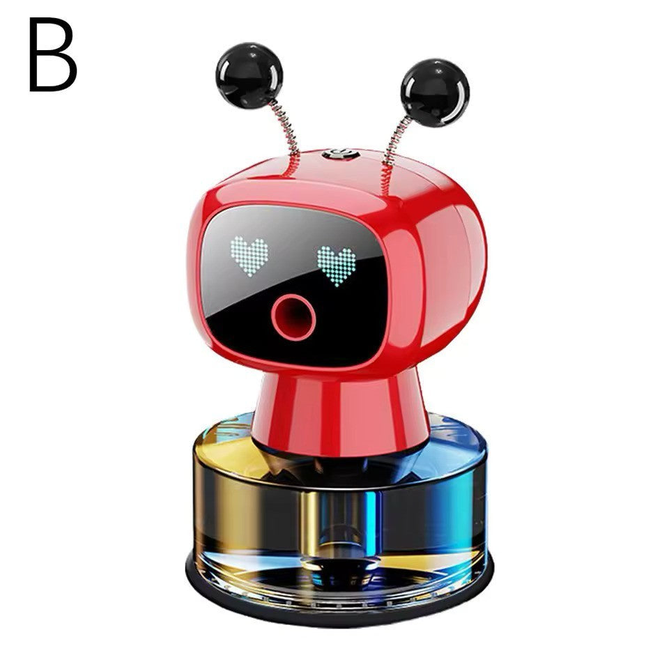 Smart Car Air Freshener Rechargeable AI Aroma Diffuser Smart Eyes 4 Level Gift