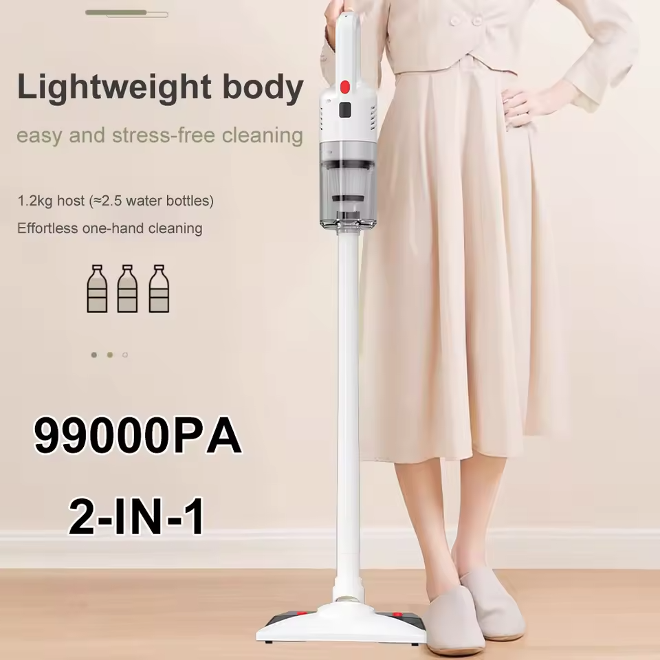 2-in-1 Cordless Wet Dry Vacuum Mop Cleaner Self-Cleaning Hard Floor
