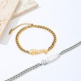 Personalised Letter Bracelet Anklet for Women Gift