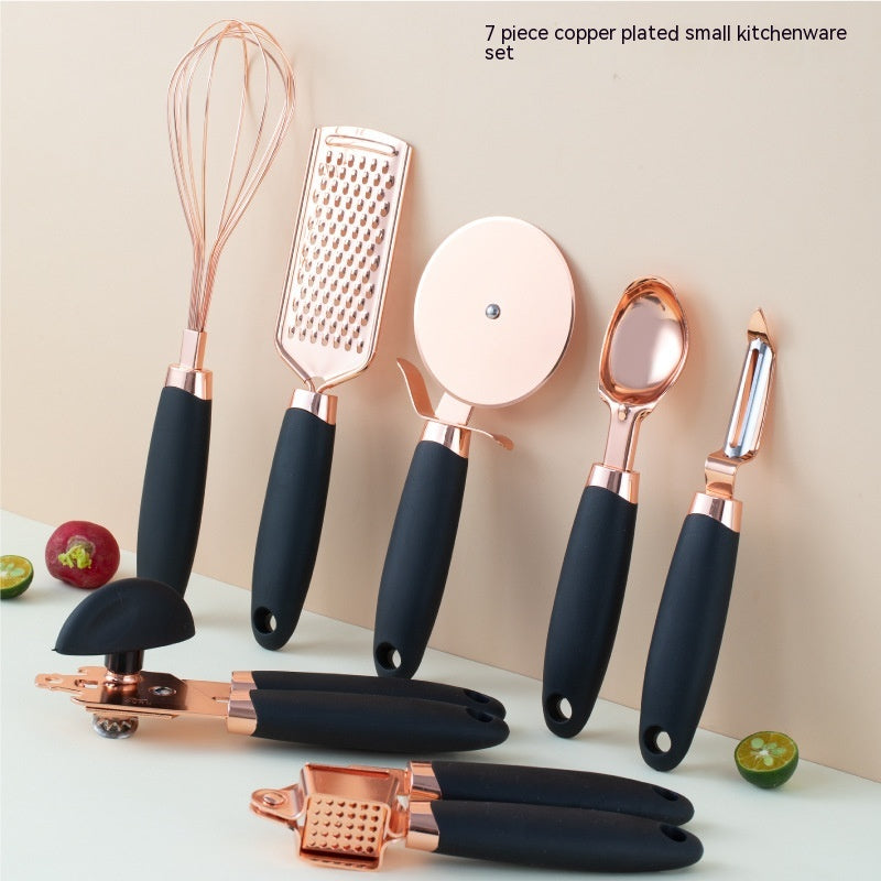 Copper‑Plated Kitchen Peeler Set – Premium Stainless Steel Vegetable & Fruit Peeler Gadget - Food Peelers | Buy Online in UK