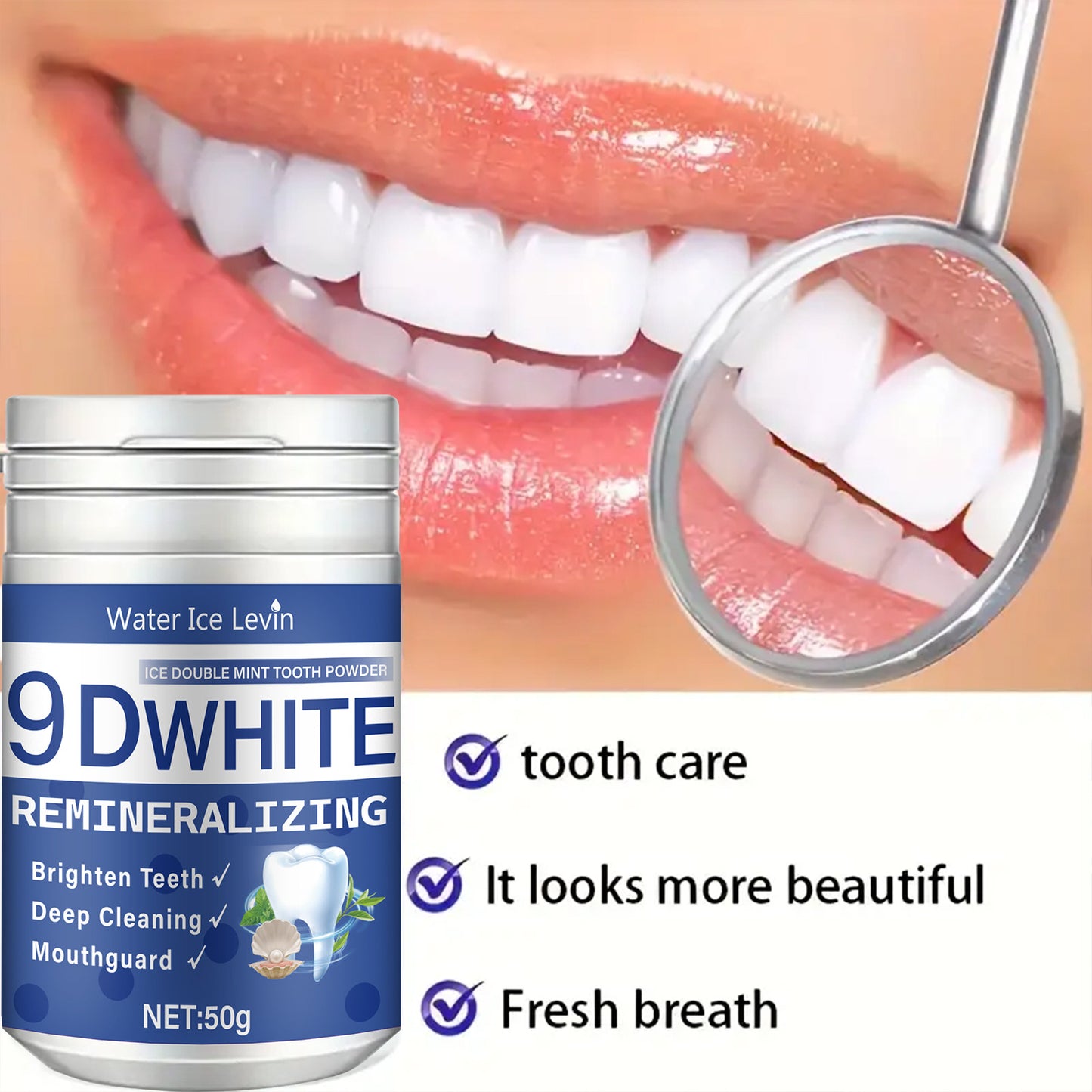 Teeth Cleaning Powder Fresh Breath Oral Care - Whitening Powder | Buy Online in UK