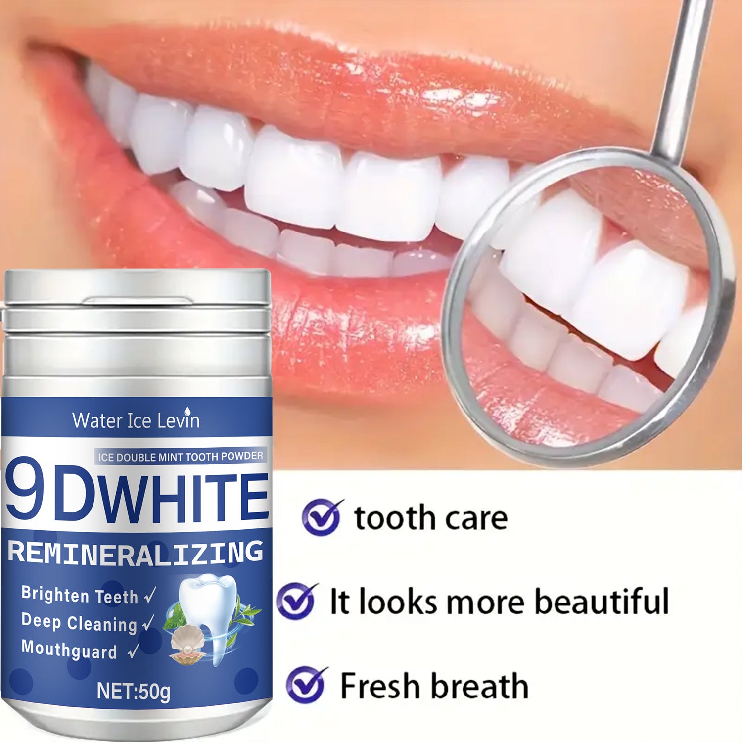 Teeth Cleaning Powder Fresh Breath Oral Care - Whitening Powder | Buy Online in UK